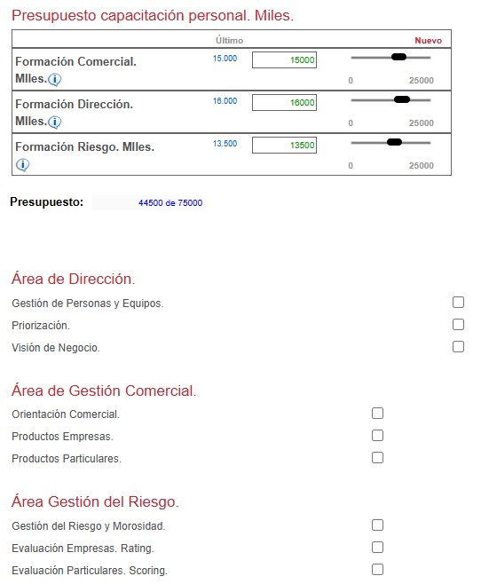 Estructura Corporativa — Formación del Personal